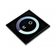 Стационарный touch диммер 8A 96W 12V black (S)